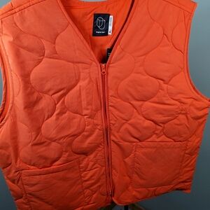Original Use Orange Quilted Vest